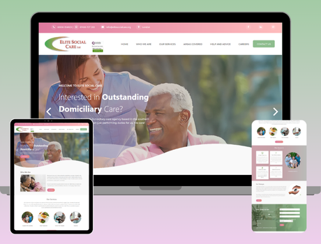 Elite Social Care - Domiciliary Care Agency Website